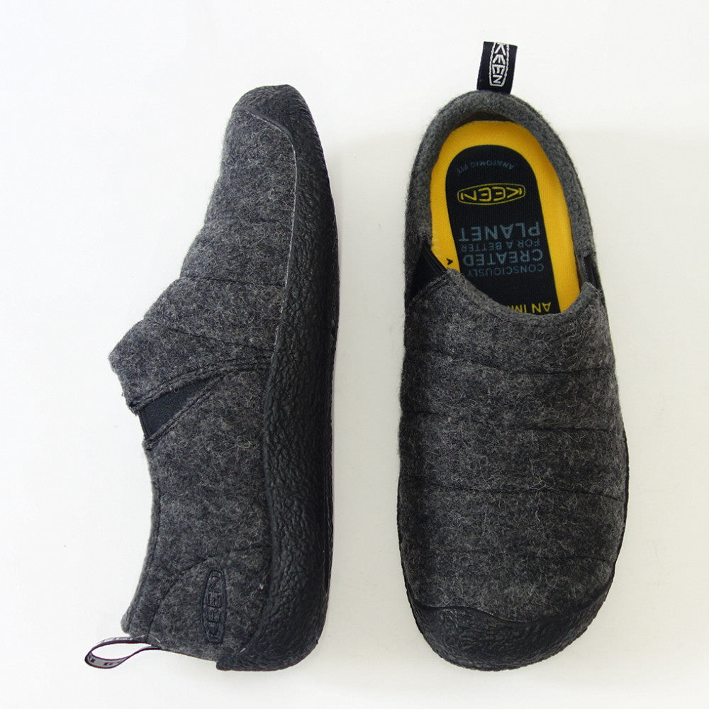 キーン KEEN  ハウザー ツー 1025620 Grey Felt/Black（レディース） ソフトなナイロン素材 温かみのあるスリッポンシューズ「靴」