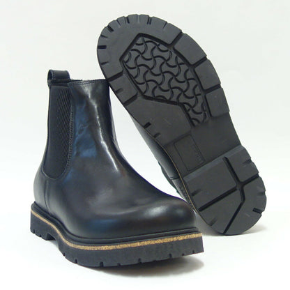 ビルケンシュトック BIRKENSTOCK Highwood Slip On Mid（メンズ）  1025764（ブラック）  チェルシーブーツ アンクルブーツ 「靴」