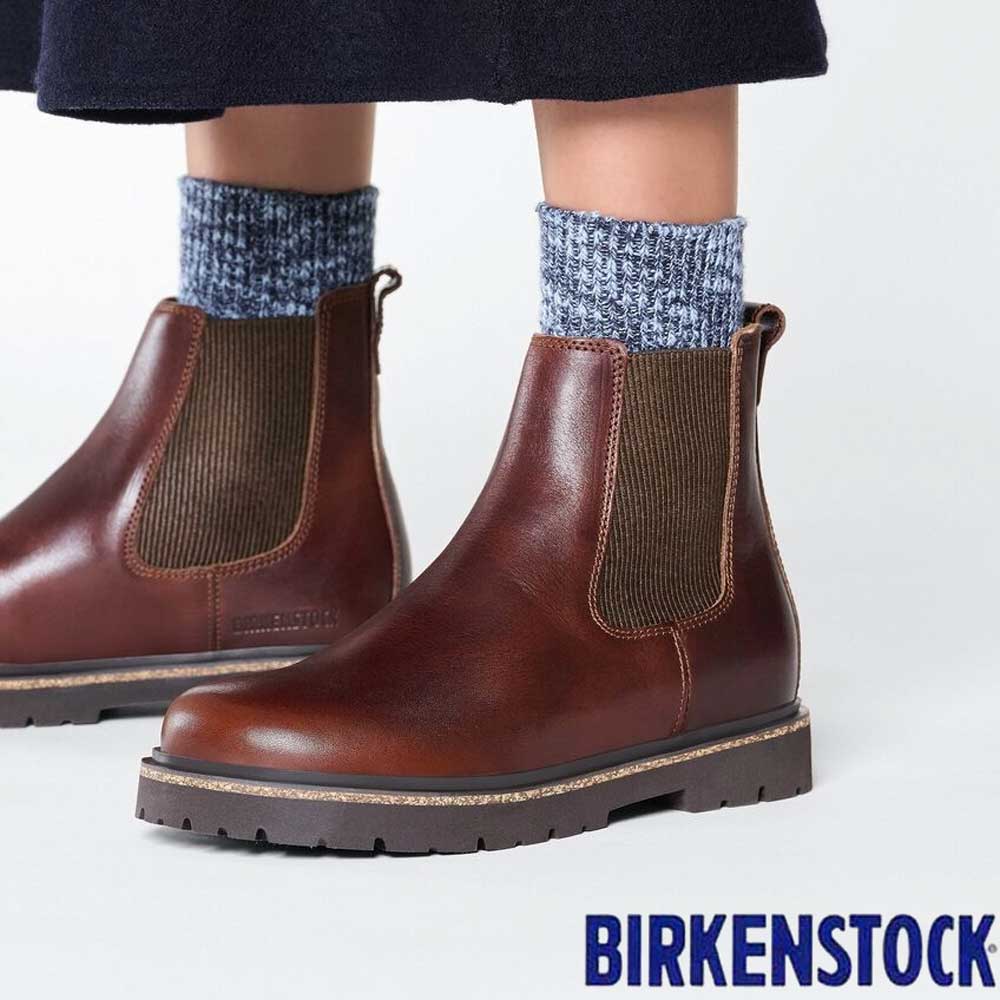 ビルケンシュトックBIRKENSTOCKHighwoodSlipOnMid（レディース）1025782（チョコレート）チェルシーブーツアンクルブーツ「靴」