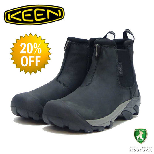 【SALE 20%OFF】 KEEN キーン TARGHEE 2 CHELSEA ターギー 2 チェルシー  1025867（メンズ）カラー：Black/Magnet アウトドア スリッポン ブーツ ウォーキング「靴」