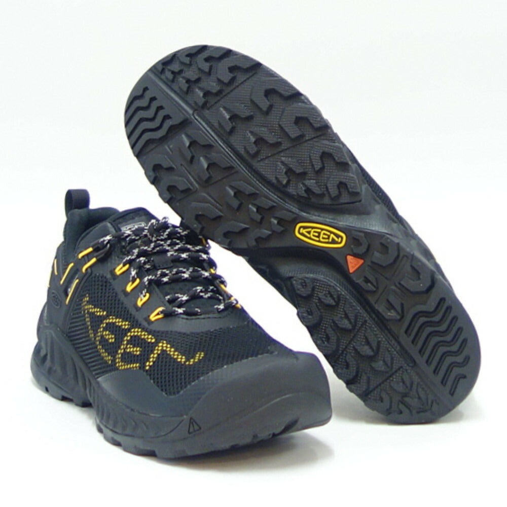 【SALE 20%OFF】 KEEN キーン NXIS EVO WP 1025910  ネクシス エヴォ ウォータープルーフ カラー：Black/Keen Yellow ライトハイキングシューズ ウォーキング トレッキング トラベル（メンズ）「靴」