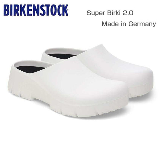 ビルケンシュトックBIRKENSTOCKSuperBirki2.0（スーパービルキ）（ドイツ製）プロフェッショナル1025958ホワイト（ユニセックス）フットベッドサボドイツ製快適クロッグ「正規品」「靴」