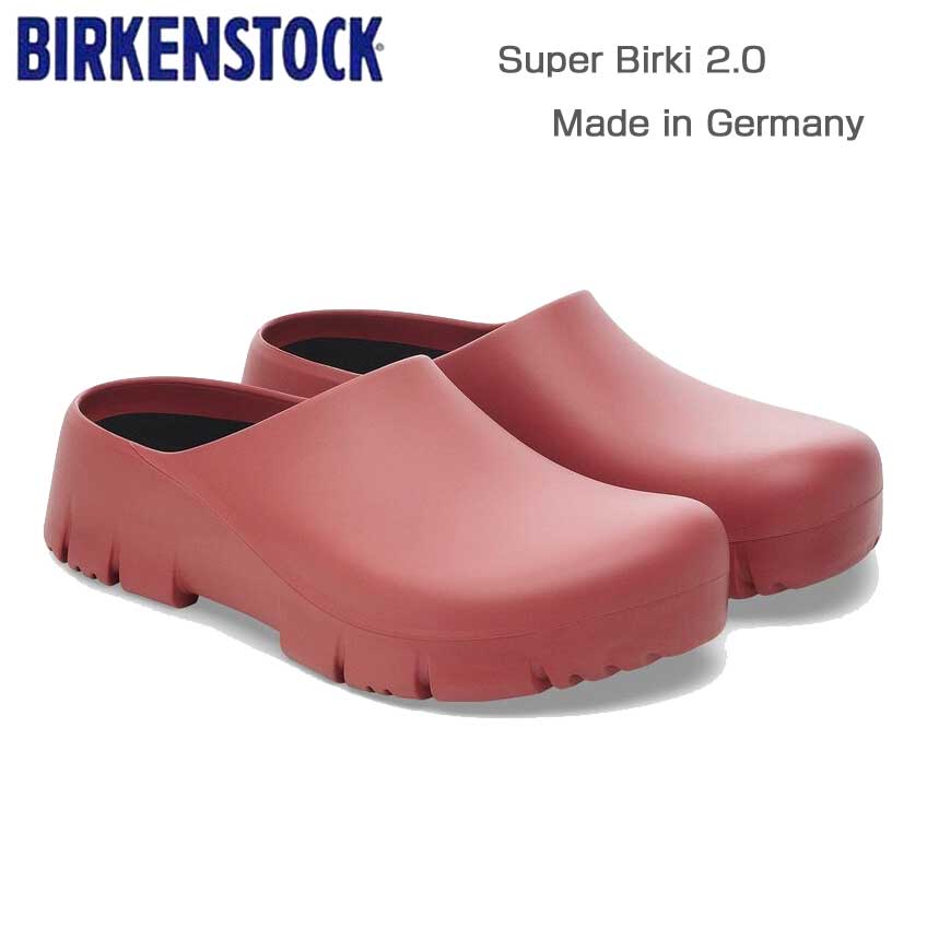 ビルケンシュトックBIRKENSTOCKSuperBirki2.0（スーパービルキ）（ドイツ製）プロフェッショナル1026000レッド（ユニセックス）フットベッドサボドイツ製快適クロッグ「正規品」「靴」