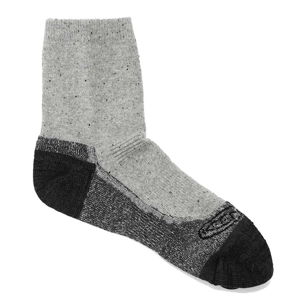 KEEN キーン タビグリップ ソックス クウォーター （ユニセックス） カラー：Grey Mix(1026560) ・ Black Mix(1026561)  日本製 靴下 アウトドア ウォーキング ハイキング