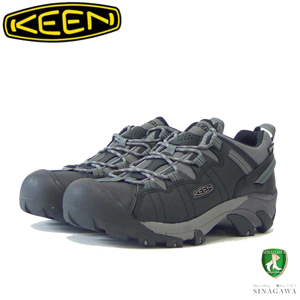 KEEN キーン TARGHEE 2 ターギー 2   1026583（メンズ） カラー：Black / Steel Grey アウトドア ウォータープルーフ スニーカー ウォーキング「靴」