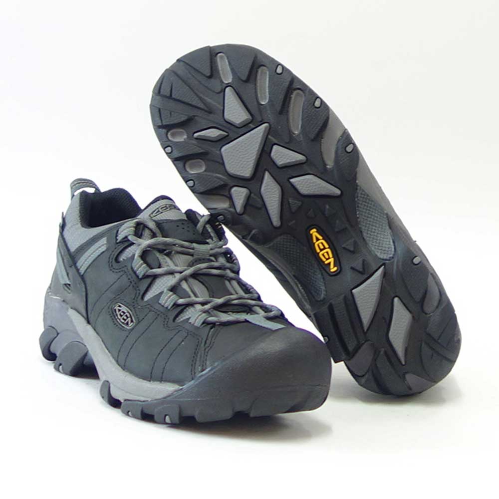 KEEN キーン TARGHEE 2 ターギー 2   1026583（メンズ） カラー：Black / Steel Grey アウトドア ウォータープルーフ スニーカー ウォーキング「靴」