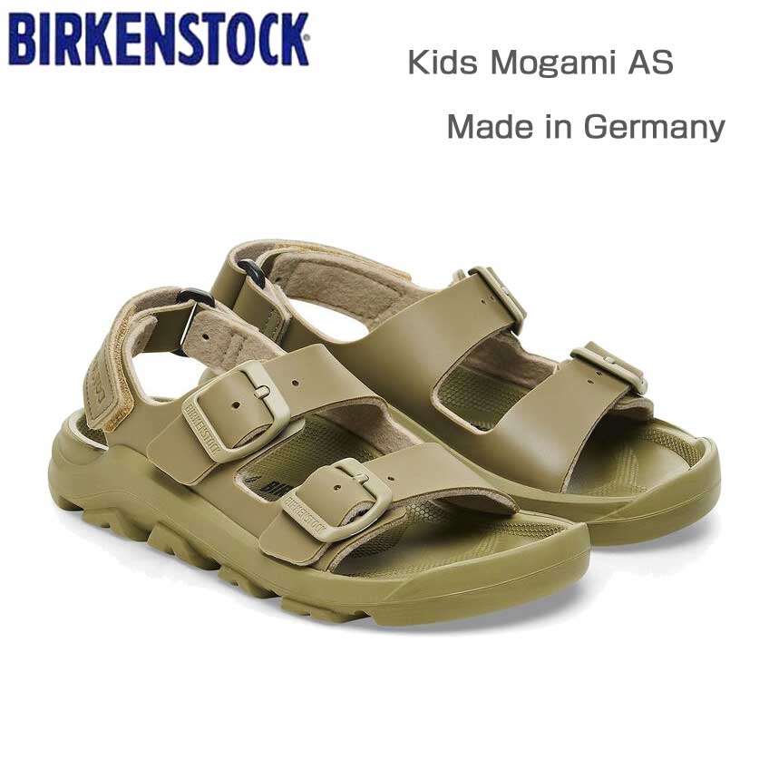 ビルケンシュトックBIRKENSTOCKMogamiASキッズサンダル1026772アイシーフェイディッドカーキビーチサンダルスポーツサンダルジュニア