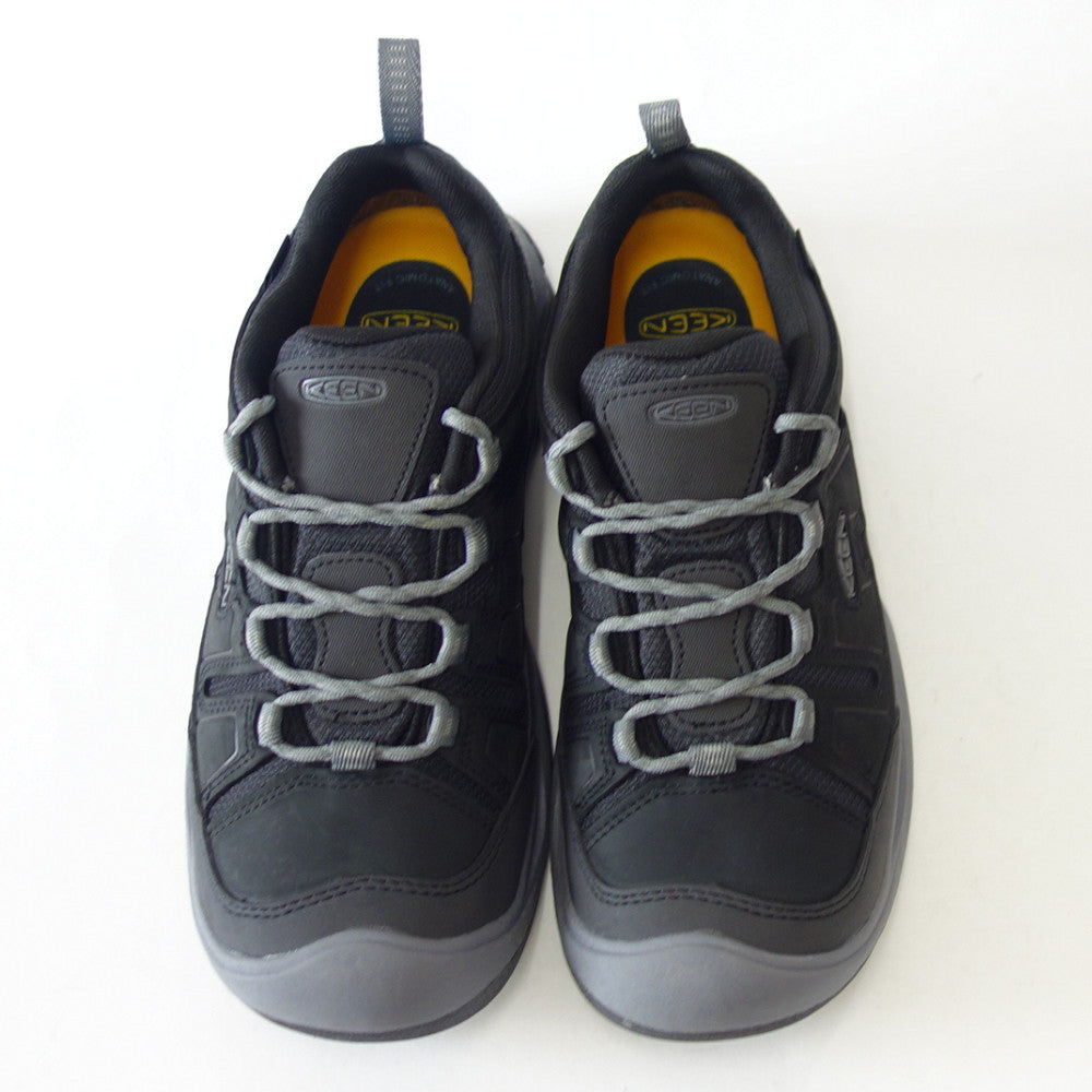 KEEN キーン CIRCADIA WP サーカディア ウォータープルーフ   1026775（メンズ）カラー：Black / Steel Grey アウトドア 防水 スニーカー ウォーキング トレッキング「靴」