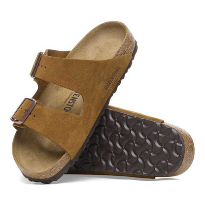 BIRKENSTOCKビルケンシュトックARIZONA（アリゾナ）スエードレザーミンク1027162（ナローフィット幅狭）レディースサンダル「靴」