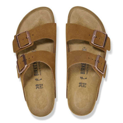BIRKENSTOCKビルケンシュトックARIZONA（アリゾナ）スエードレザーミンク1027162（ナローフィット幅狭）レディースサンダル「靴」