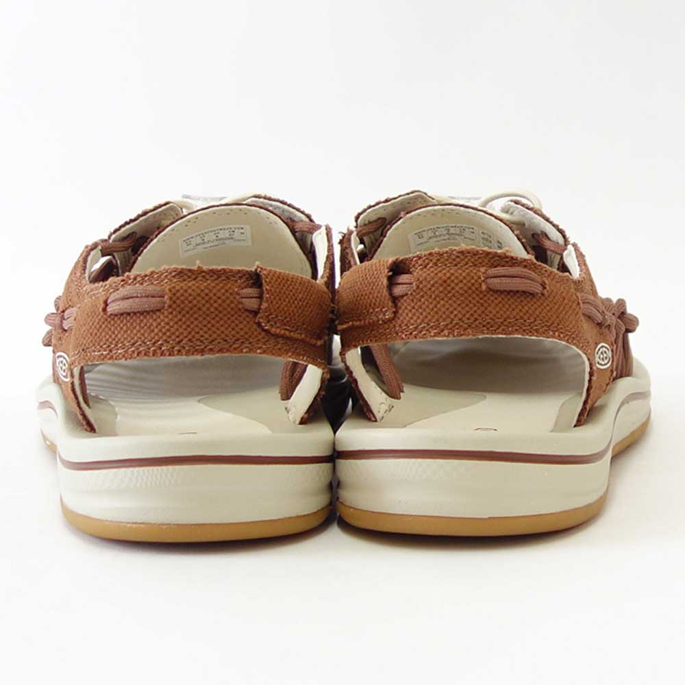 【SALE 30%OFF】 KEEN キーン UNEEK CANVAS（ユニーク キャンバス）  1027247（メンズ）カラー：Tortoise Shell / Birch バックストラップ スリッポン スニーカー サンダル オープンエアー  キャンプ フェス スポーツ レジャー 旅行 「靴」