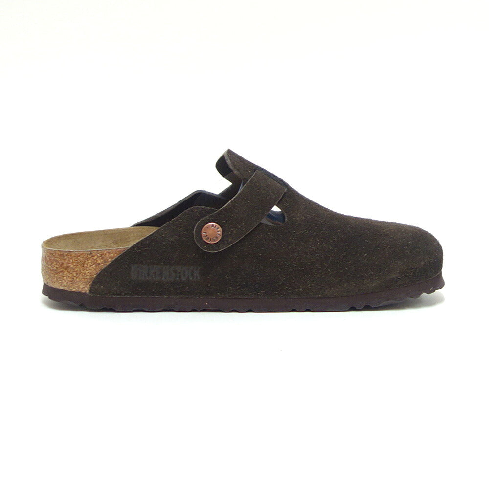 ビルケンシュトックBIRKENSTOCKBoston（ボストン）幅広（レギュラーフィット）60901（スエードレザー／モカ）メンズサンダルサボクロッグドイツ製快適サンダル「靴」