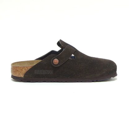 ビルケンシュトックBIRKENSTOCKBoston（ボストン）幅広（レギュラーフィット）60901（スエードレザー／モカ）メンズサンダルサボクロッグドイツ製快適サンダル「靴」
