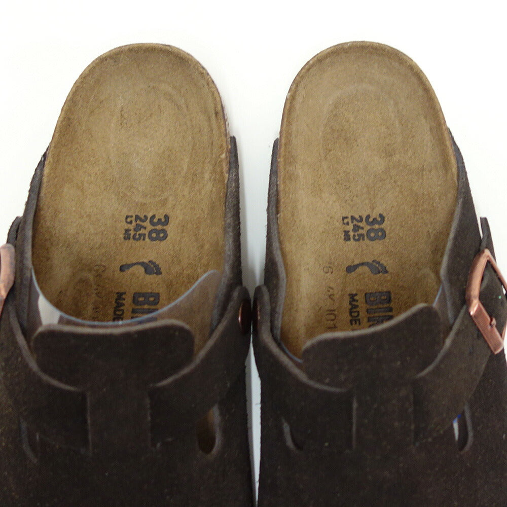 ビルケンシュトックBIRKENSTOCKBoston（ボストン）幅広（レギュラーフィット）60901（スエードレザー／モカ）メンズサンダルサボクロッグドイツ製快適サンダル「靴」