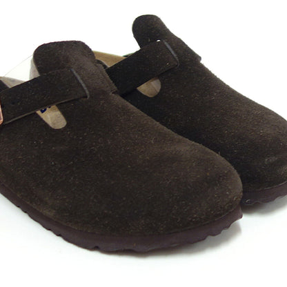 ビルケンシュトックBIRKENSTOCKBoston（ボストン）幅広（レギュラーフィット）60901（スエードレザー／モカ）メンズサンダルサボクロッグドイツ製快適サンダル「靴」