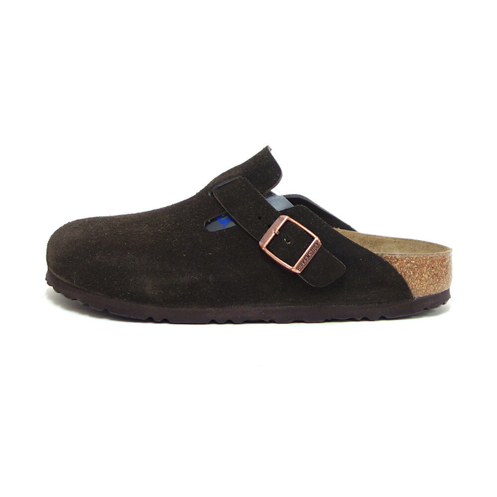 ビルケンシュトック BIRKENSTOCK Boston（ボストン）幅広（レギュラーフィット） 60901（スエードレザー／モカ） メンズサンダル サボ クロッグ ドイツ製快適サンダル 「靴」