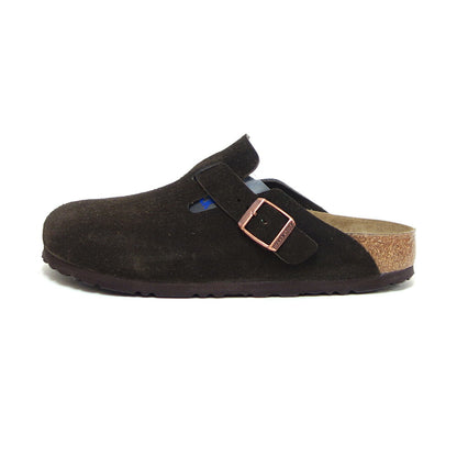 ビルケンシュトック BIRKENSTOCK Boston（ボストン）幅広（レギュラーフィット） 60901（スエードレザー／モカ） メンズサンダル サボ クロッグ ドイツ製快適サンダル 「靴」