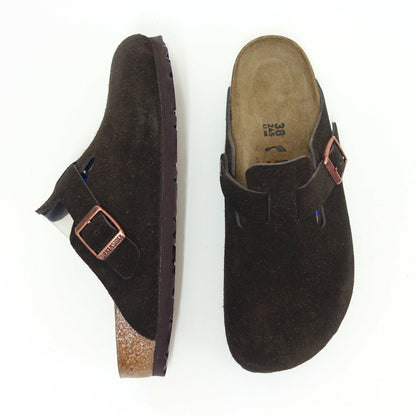 ビルケンシュトックBIRKENSTOCKBoston（ボストン）幅広（レギュラーフィット）60901（スエードレザー／モカ）メンズサンダルサボクロッグドイツ製快適サンダル「靴」