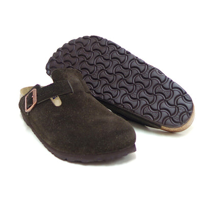 ビルケンシュトックBIRKENSTOCKBoston（ボストン）幅広（レギュラーフィット）60901（スエードレザー／モカ）メンズサンダルサボクロッグドイツ製快適サンダル「靴」