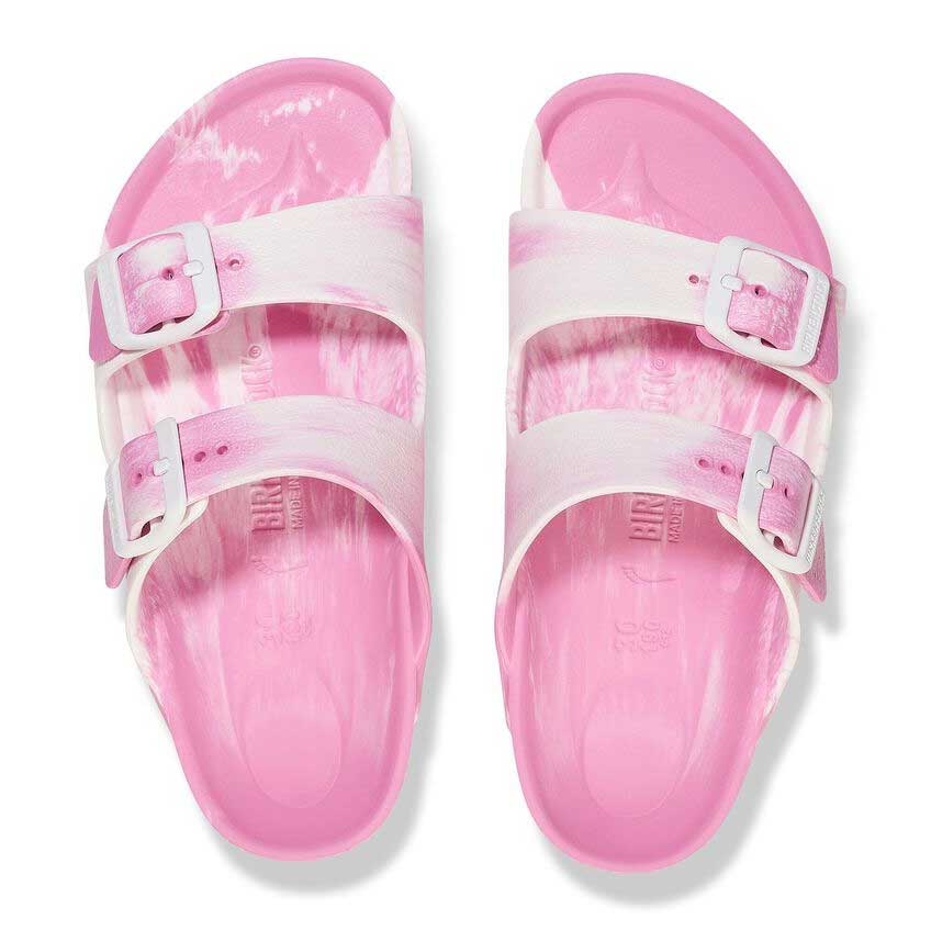 ビルケンシュトックBIRKENSTOCKARIZONAEVA（アリゾナEVA）キッズサンダル1027682マルチピンクビーチサンダル