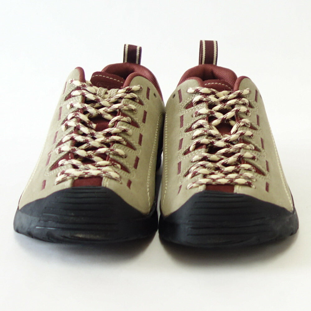 KEEN キーン JASPER ジャスパー  1027710（メンズ）カラー：Brindle / Double Cream アウトドアスニーカー ウォーキングシューズ  天然皮革　本革 スエード「靴」
