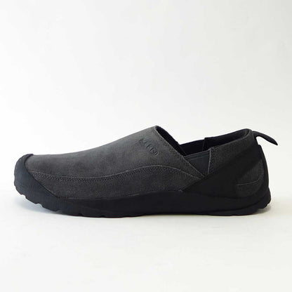 KEEN キーン JASPER SLIP-ON ジャスパー スリップオン スニーカー  1027879（メンズ）カラー：Magnet/Black アウトドアスニーカー ウォーキングシューズ  天然皮革　本革 スエード「靴」