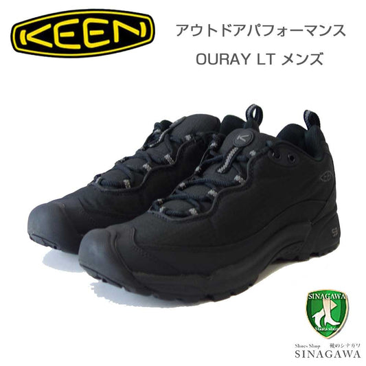 KEENキーンOURAYLT1028000ユーレイエルティーハイキングシューズカラー：ブラックライトハイキングシューズウォーキングトレッキングトラベル（メンズ）「靴」