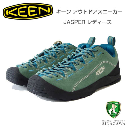 KEEN キーン JASPER ジャスパー  1028110（レディース）カラー：Dark Forest/Deep Lagoon アウトドアスニーカー ウォーキングシューズ「靴」