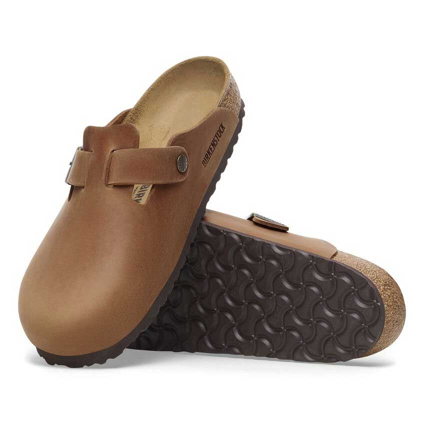 ビルケンシュトックBIRKENSTOCKBoston（ボストン）メンズ幅広（レギュラーフィット）1028179（オイルドレザー／コニャック）サボクロッグドイツ製快適サンダル「靴」