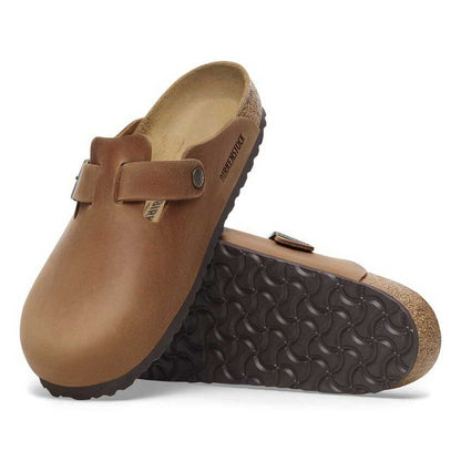 ビルケンシュトックBIRKENSTOCKBoston（ボストン）メンズ幅広（レギュラーフィット）1028179（オイルドレザー／コニャック）サボクロッグドイツ製快適サンダル「靴」