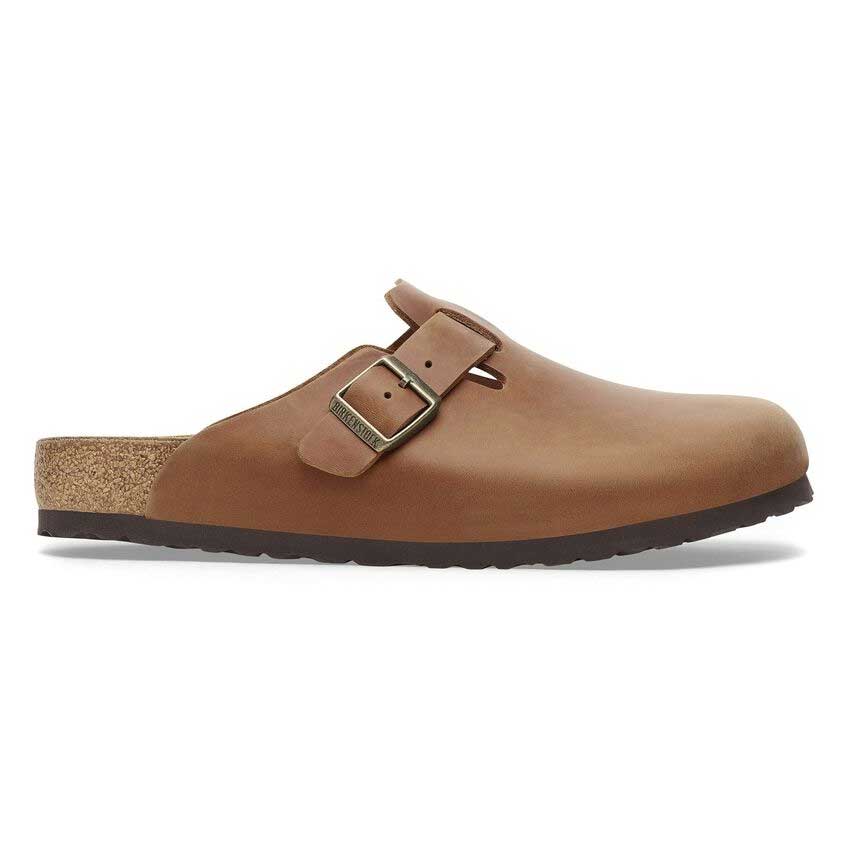 ビルケンシュトック BIRKENSTOCK Boston（ボストン）幅狭（ナローフィット） 1028310（オイルドレザー／コニャック） レディースサンダル サボ クロッグ ドイツ製快適サンダル 「靴」
