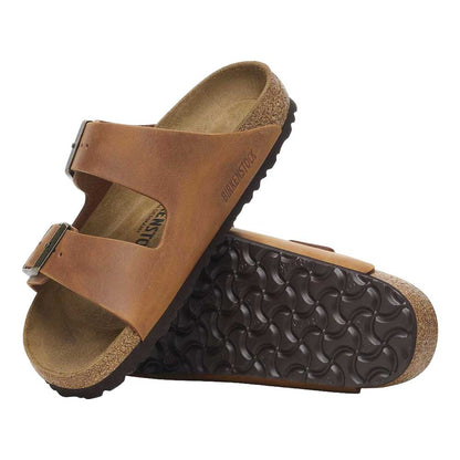 BIRKENSTOCKビルケンシュトックARIZONA（アリゾナ）コニャック1028272（レギュラーフィット幅広）天然皮革メンズサンダルビルコフロー「靴」