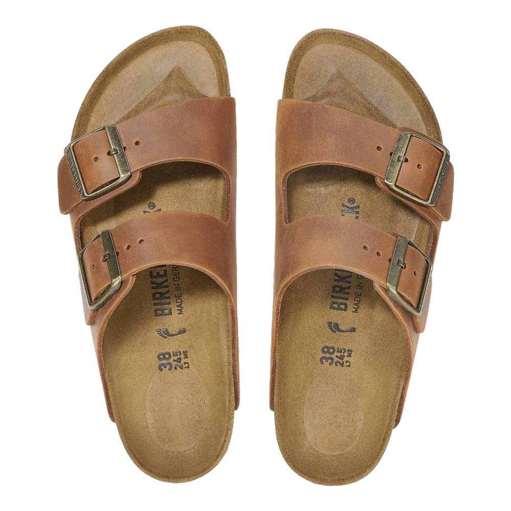 BIRKENSTOCKビルケンシュトックARIZONA（アリゾナ）コニャック1028272（レギュラーフィット幅広）天然皮革メンズサンダルビルコフロー「靴」