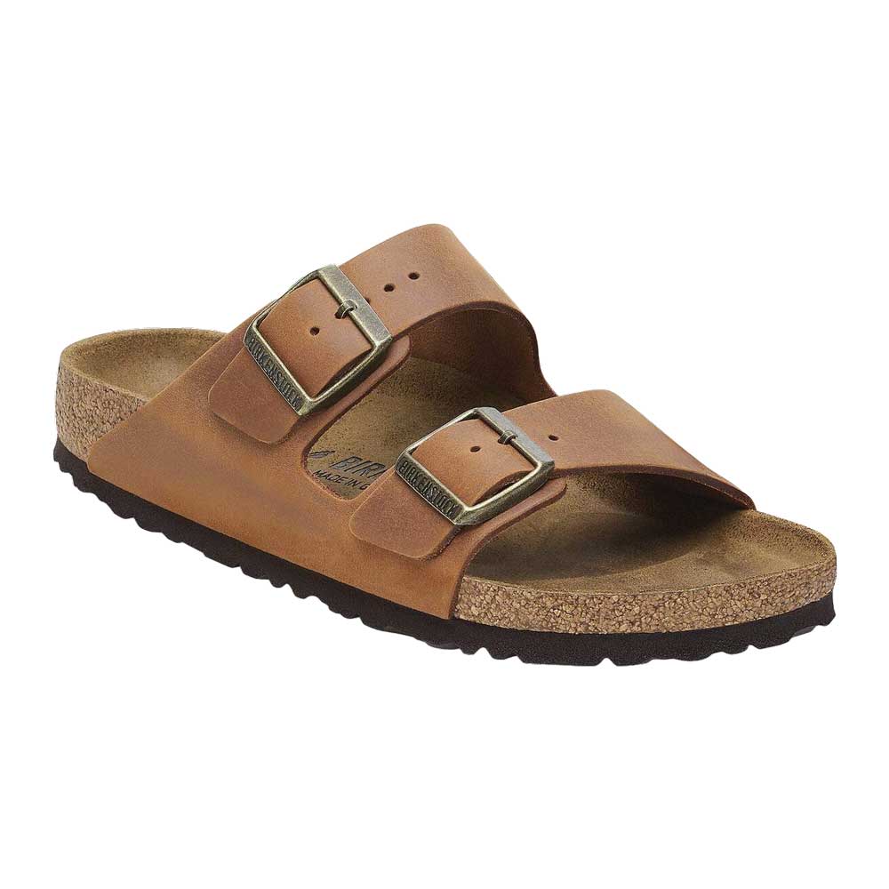 BIRKENSTOCK ビルケンシュトック ARIZONA（アリゾナ）コニャック 1028272（レギュラーフィット 幅広）天然皮革 メンズサンダル ビルコフロー  「靴」