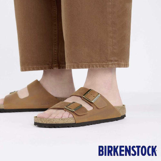 BIRKENSTOCKビルケンシュトックARIZONA（アリゾナ）コニャック1028272（レギュラーフィット幅広）天然皮革メンズサンダルビルコフロー「靴」