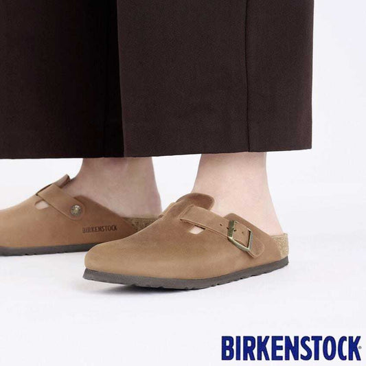 ビルケンシュトックBIRKENSTOCKBoston（ボストン）幅狭（ナローフィット）1028310（オイルドレザー／コニャック）レディースサンダルサボクロッグドイツ製快適サンダル「靴」