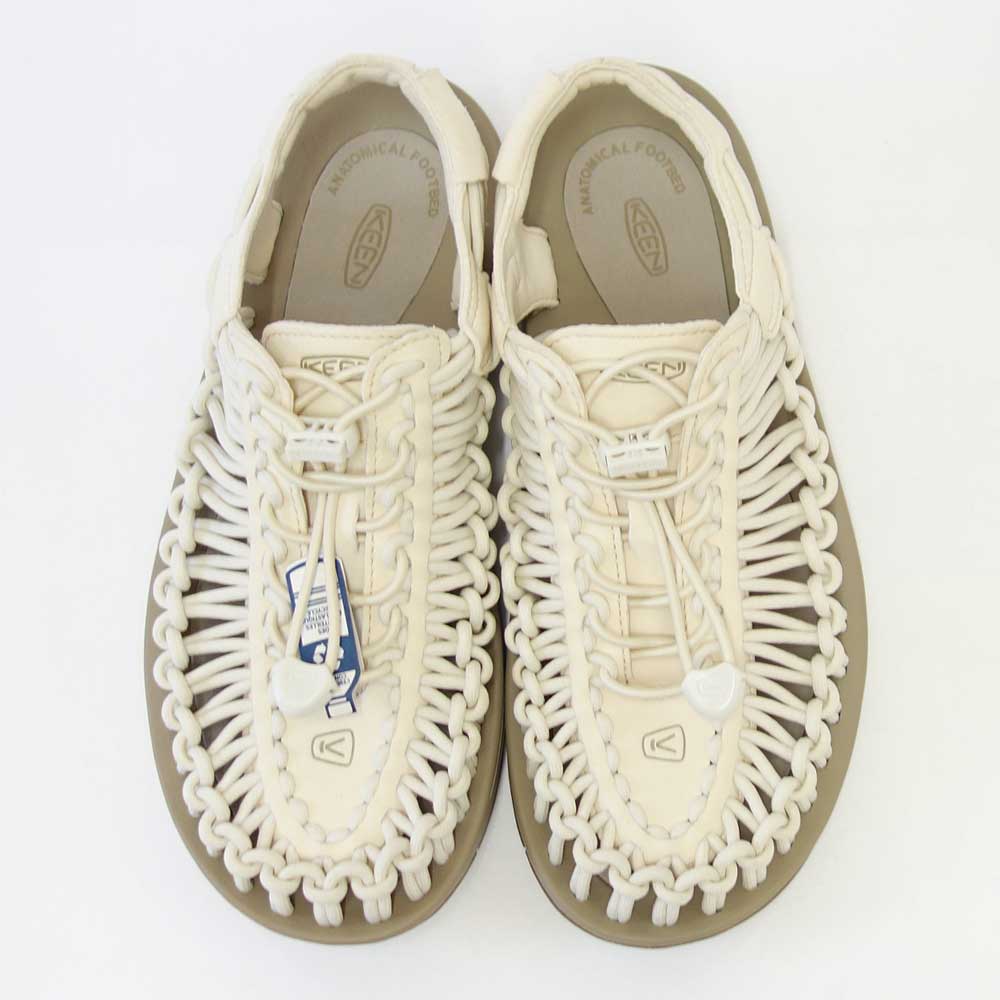 KEEN キーン UNEEK（ユニーク） 1028326（ユニセックス） カラー：WHITE CAP/CORNSTALK スニーカー サンダル アフタースポーツシューズ オフィスシューズ ガーデニングシューズ キャンプシューズ 「靴」