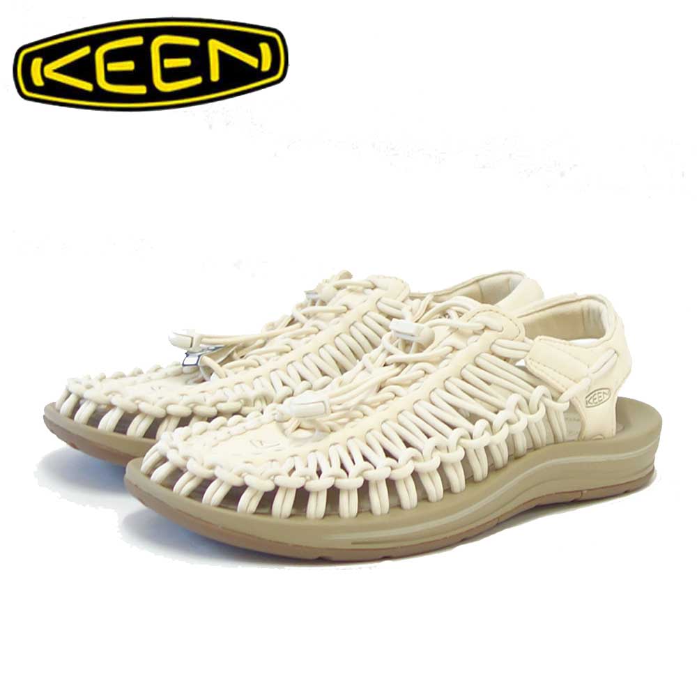 KEEN キーン UNEEK（ユニーク） 1028326（ユニセックス） カラー：WHITE CAP/CORNSTALK スニーカー サンダル アフタースポーツシューズ オフィスシューズ ガーデニングシューズ キャンプシューズ 「靴」