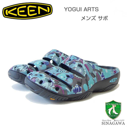 KEENキーンYoguiArts1028529（メンズ）ヨギアーツカラー：Flowersサボウォーターサンダルアフタースポーツシューズオフィスシューズガーデニングシューズキャンプシューズ「靴」