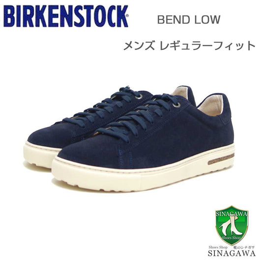 ビルケンシュトックBIRKENSTOCKBendLow（ベンドロー）レギュラーフィット1028606（スエードレザー／ミッドナイト）メンズレザースニーカーコンフォートシューズ「靴」