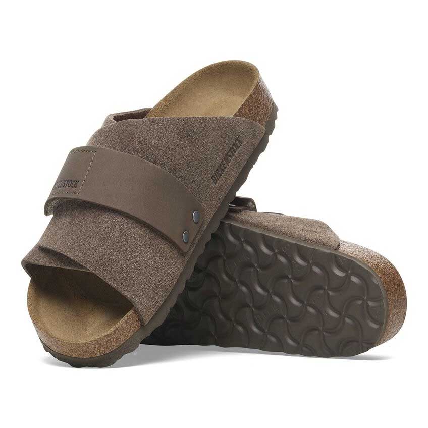 ビルケンシュトックBIRKENSTOCKKyoto（キョウト）1029137コンクリートグレイ（スエードレザー）（メンズサンダルレギュラーフィット）「正規輸入品」「靴」
