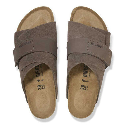 ビルケンシュトックBIRKENSTOCKKyoto（キョウト）1029137コンクリートグレイ（スエードレザー）（メンズサンダルレギュラーフィット）「正規輸入品」「靴」