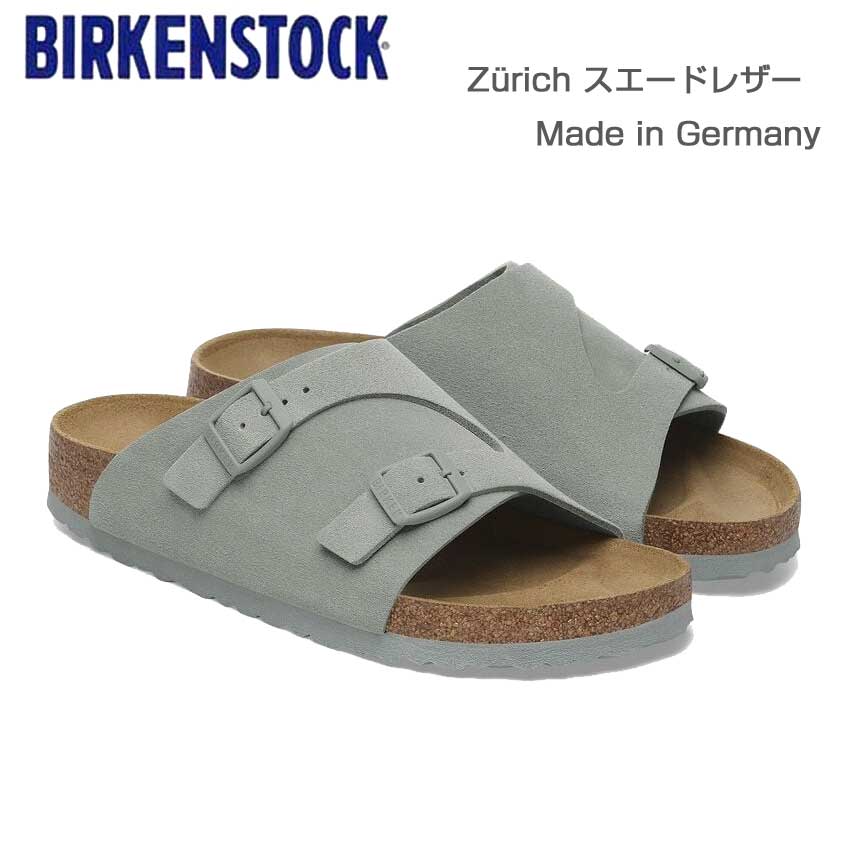 ビルケンシュトックBIRKENSTOCKZurich（チューリッヒ）1029166ピュアセージ（スエードレザー）（レディースサンダルナローフィット）「正規輸入品」「靴」