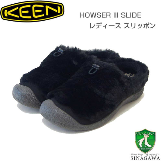 キーンKEENハウザースリースライド1029436Black/Canteen（レディース）ソフトで温かみのあるリラックスクロッグ「靴」