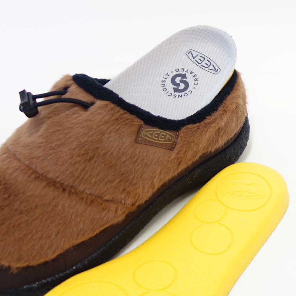 キーンKEENハウザースリースライド1029443Bison/Black（メンズ）ソフトで暖かみのあるリラックスサボ「靴」