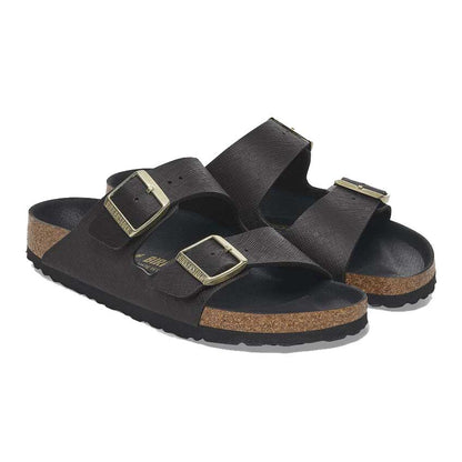 BIRKENSTOCK ビルケンシュトック ARIZONA（アリゾナ）サフィアーノ ブラック 1029282（レギュラーフィット 幅広） メンズサンダル ビルコフロール エンボス加工  「靴」