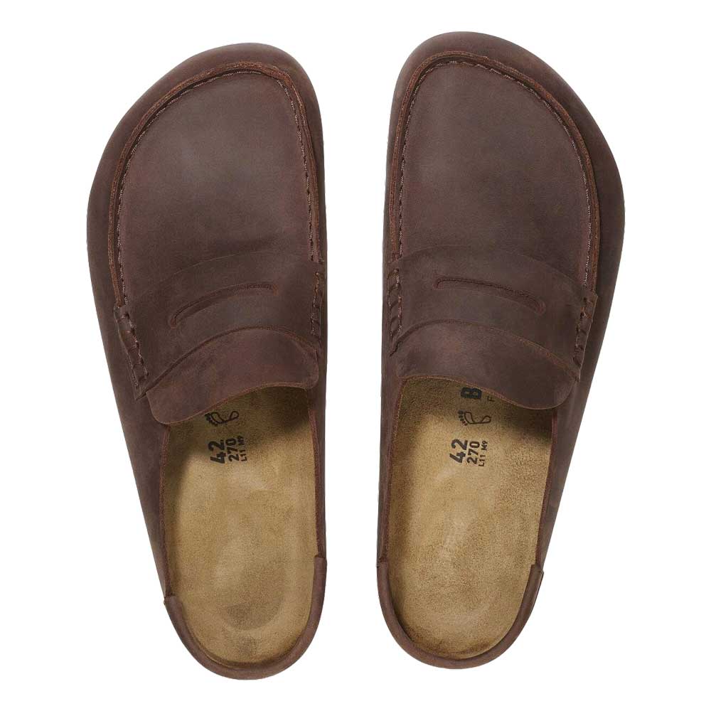 ビルケンシュトックBIRKENSTOCKNaplesWrapped（ネープルズラップ）幅広（レギュラーフィット）1029617（オイルドレザー／ハバナ）メンズサボクロッグ快適サンダル「靴」