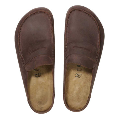 ビルケンシュトックBIRKENSTOCKNaplesWrapped（ネープルズラップ）幅広（レギュラーフィット）1029617（オイルドレザー／ハバナ）メンズサボクロッグ快適サンダル「靴」