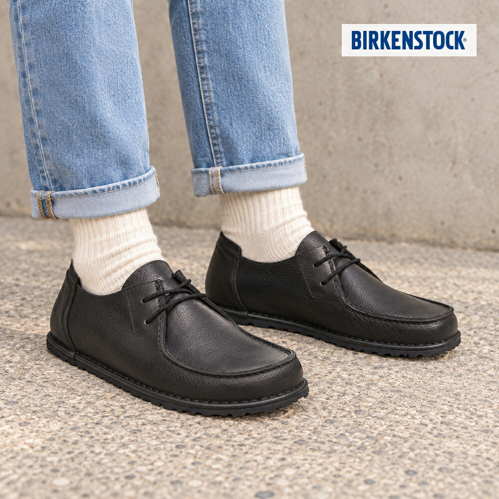 ビルケンシュトックBIRKENSTOCKUTTILACE（ウッティレース）レディース（幅狭）1029649（シュリンクレザー／ブラック）スニーカーコンフォートフラットシューズ「靴」