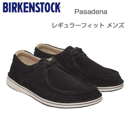 ビルケンシュトックBIRKENSTOCKPASADENA（パサデナ）メンズ（幅広レギュラーフィット）1029658（ベロアレザー／ブラック）スニーカーコンフォートフラットシューズ「靴」